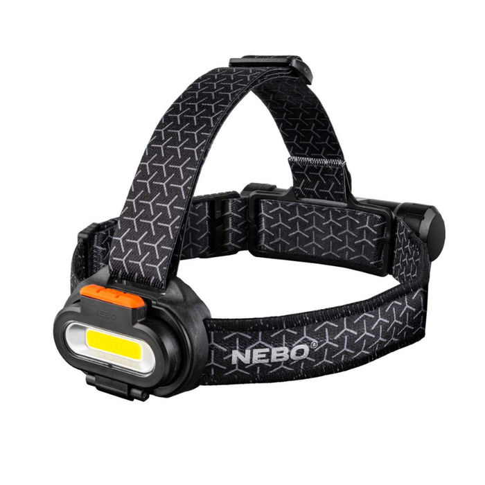NEBO Einstein Rechargeable 1500 Lumen Headlamp featuring Flex Fuel Model NEB-HLP-0008