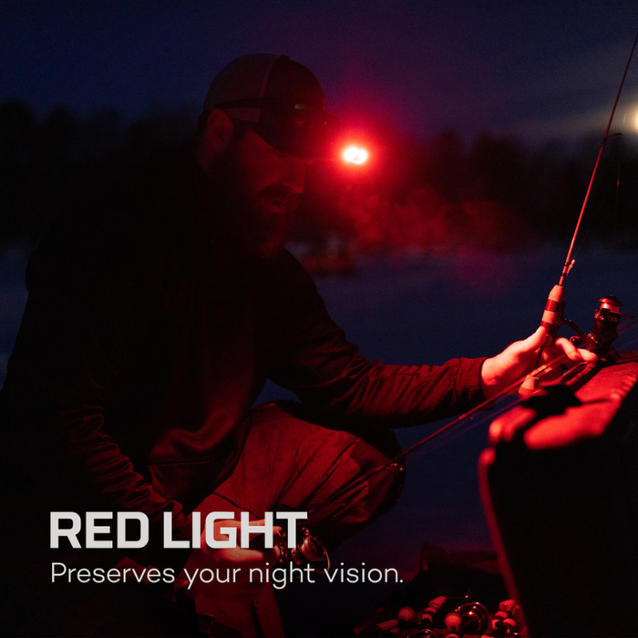 NEBO Mycro 500+ Lumens USB-C Rechargeable Headlamp and Cap Light With Turbo Mode Model NEB-HLP-1005
