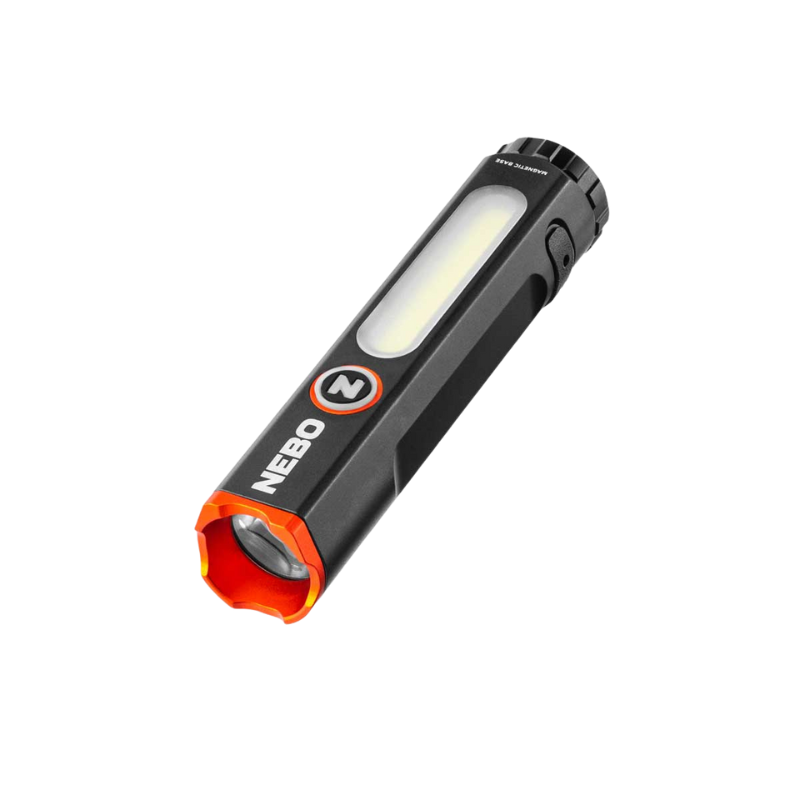 NEBO Mini Larry 500 Lumen Flashlight and Work Light 450 Lumen Model NE ...
