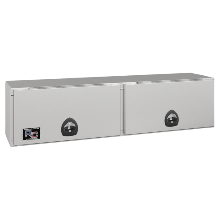 RC Industries Top Mount Box P-Series 72x18x16 .125 Smooth Aluminum With Front Lift Up Door Gloss White Model PX721816.XD