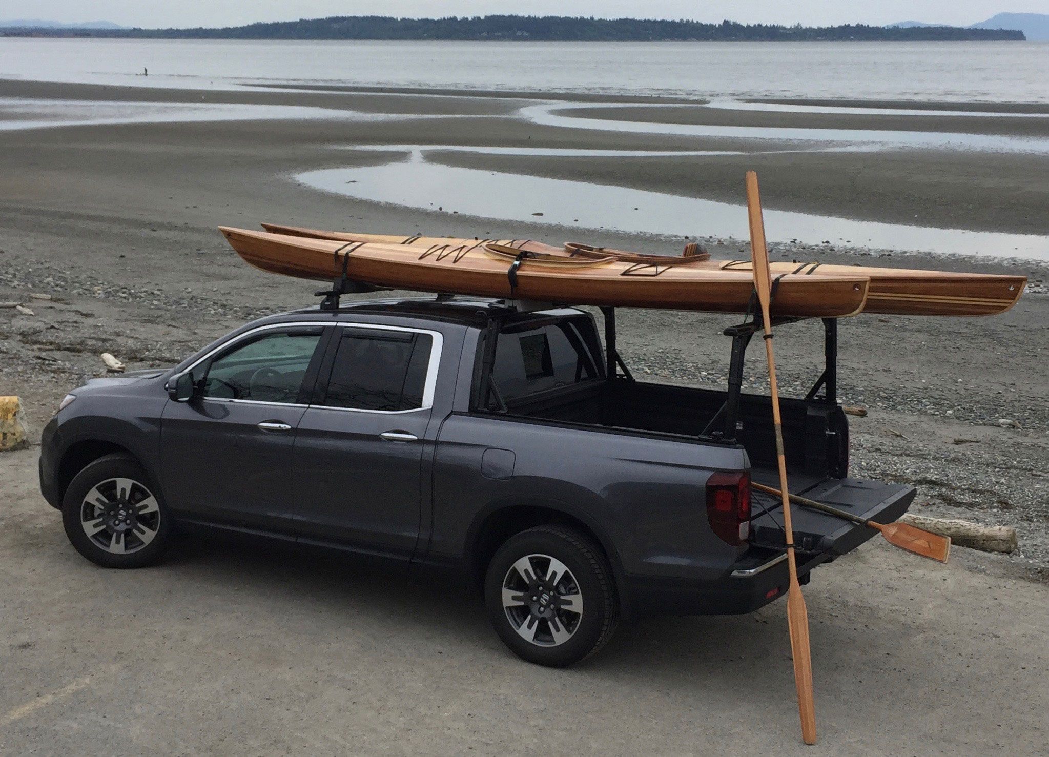 Vantech Honda Ridgeline 2017-Current (All trims) Black Aluminum 65