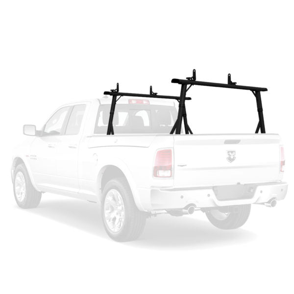 Vantech RAM 1500 / 2500 / 3500 2012-On (Ram Box Model Only) Black Aluminum 55" Ladder Rack System Factory Track Model P3510B