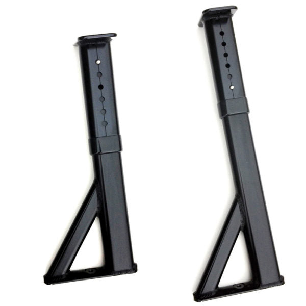 Vantech RAM 1500 / 2500 / 3500 2012-On (Ram Box Model Only) Black Aluminum 55" Ladder Rack System Factory Track Model P3510B