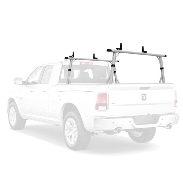 Vantech RAM 1500 / 2500 / 3500 2012-On (Ram Box Model Only) Silver Aluminum 55" Ladder Rack System Factory Track Model P3510S