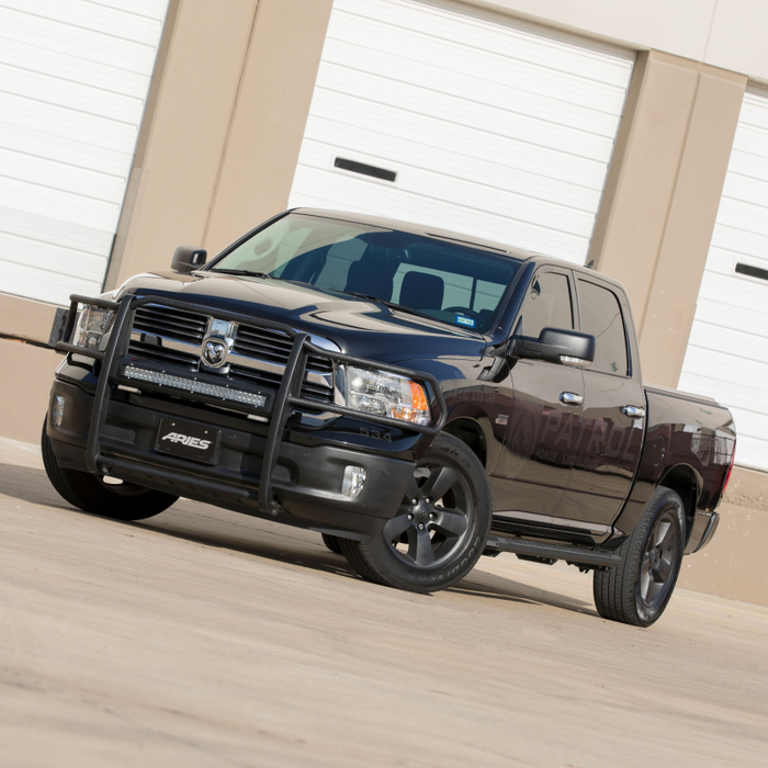 ARIES Pro Series Black Steel Grille Guard, Select Dodge, Ram 1500 Model P5058