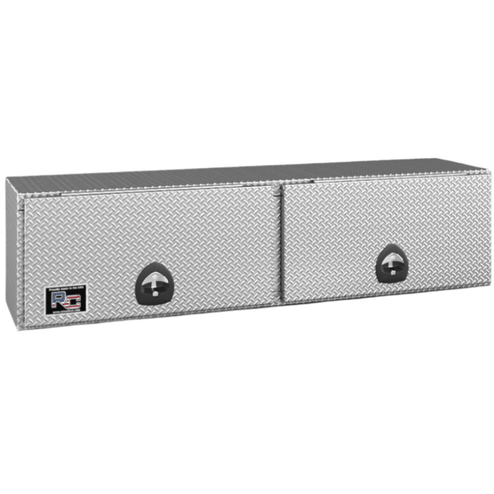 RC Industries Top Mount Tool Box P-Series 72x16x13 .125 Diamond Tread Aluminum Model PU721613.U
