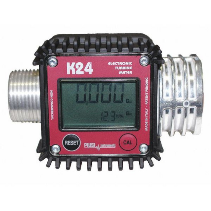 PIUSI K24-0 Digital Fuel Flow Meter 2-30 GPM 1" NPT F0040801A