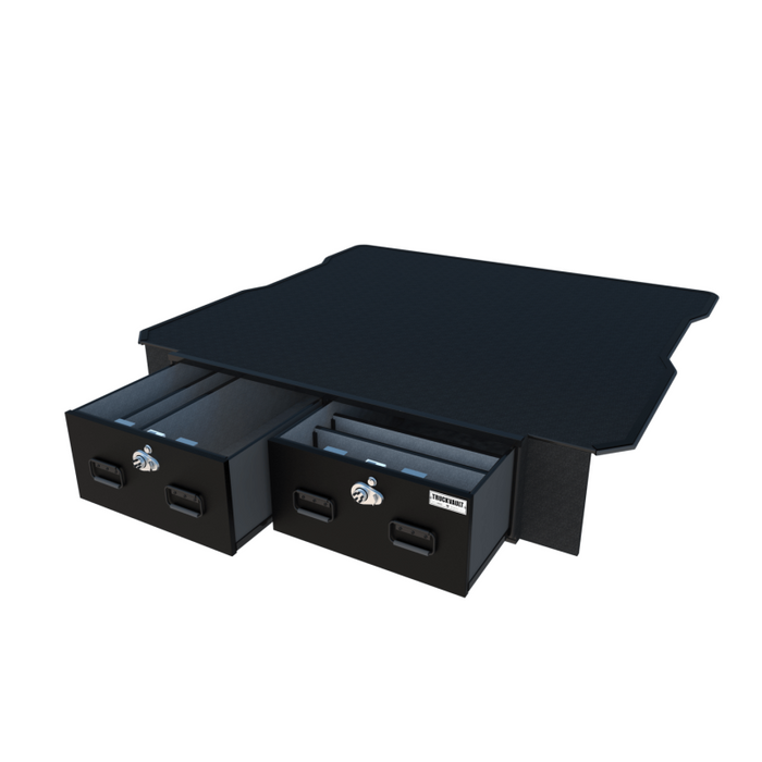 Truck Vault Covered Bed Line Magnum 2 Drawer, For Select for GMC Sierra Model T-GMSRAM2-19L