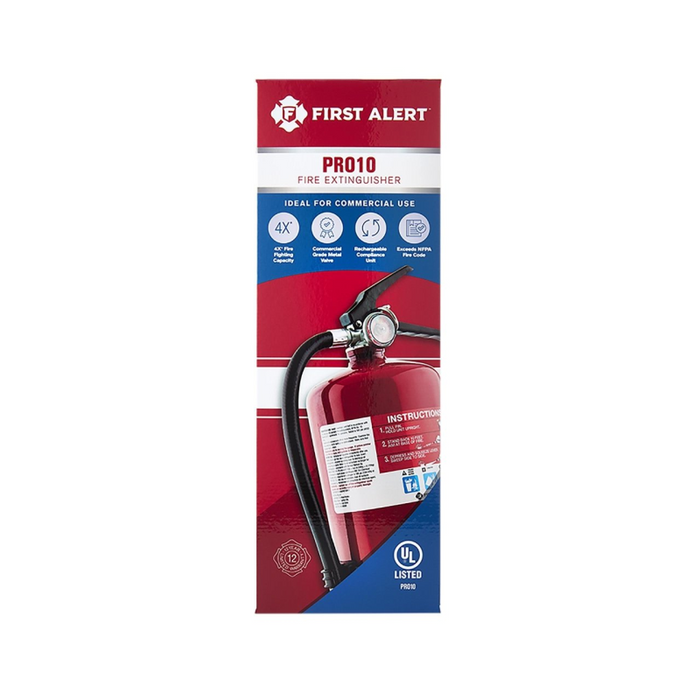 BRK First Alert General Fire Extinguisher UL Rated 4-A:60-B:C FE4A60B Model PRO10