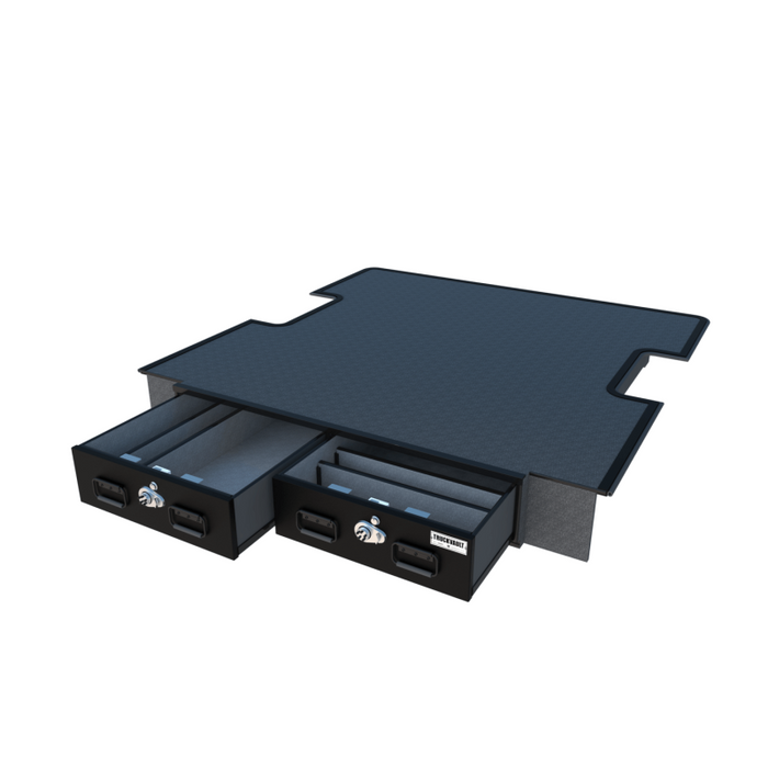 Truck Vault Covered Bed Line Standard 2 Drawer, For Select Ford F-150 Model T-FDFSES2-15S