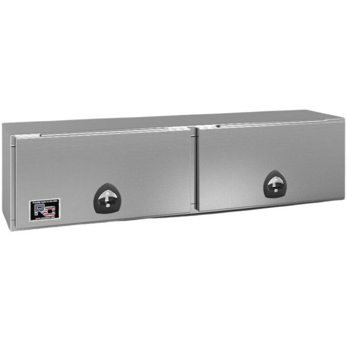 RC Industries Top Mount Tool Box P-Series 96x18x18 .125 Smooth Aluminum Mill Finish Model PX961818.X