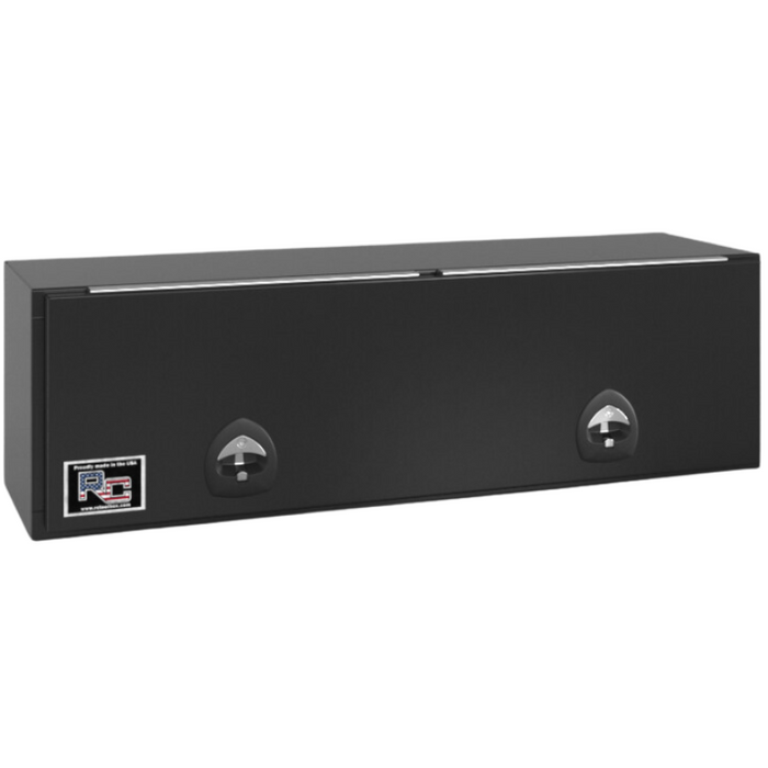 RC Industries Top Mount Tool Box P-Series 60x18x18 .125 Smooth Aluminum Gloss Black Model PX601818.XG