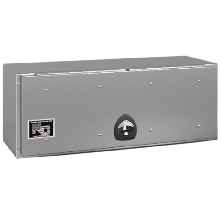 RC Industries Top Mount Tool Box P-Series 48x18x18 Smooth Aluminum Box With Stainless Steel Door Model PX481818.K