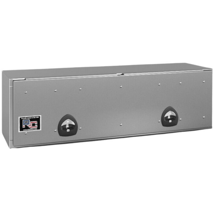 RC Industries Top Mount Tool Box P-Series 60x24x24 Smooth Aluminum Box With Stainless Steel Door Model PX602424.K