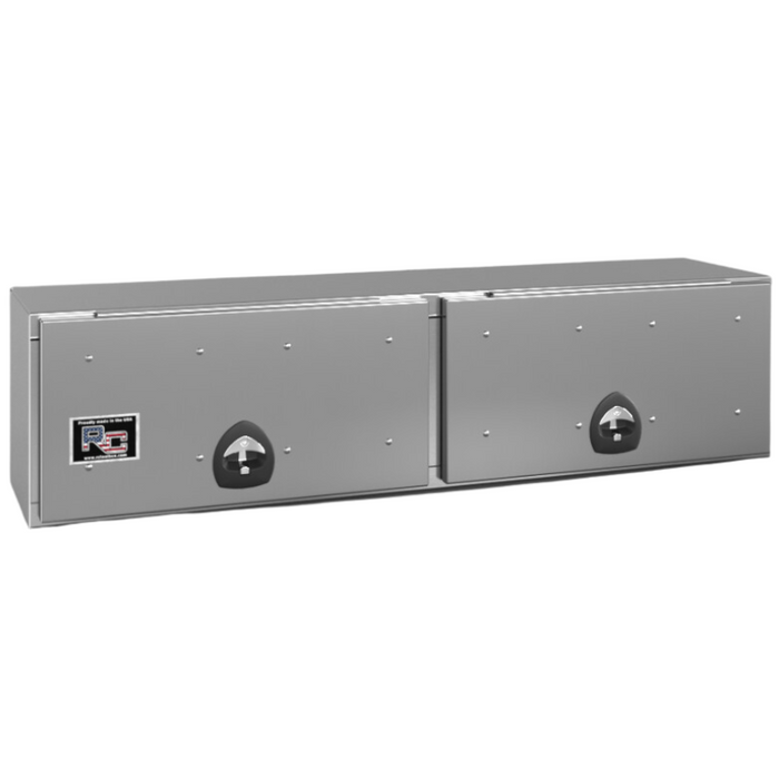 RC Industries Top Mount Tool Box P-Series 72x18x18 Smooth Aluminum Box With Stainless Steel Door Model PX721818.K