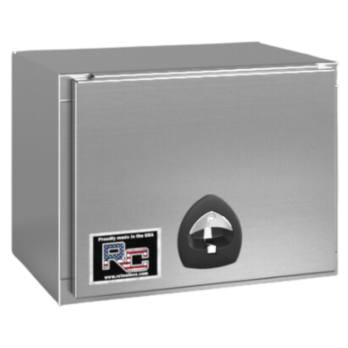 RC Industries Top Mount Tool Box P-Series 30x24x24 .125 Smooth Aluminum Mill Finish Model PX302424.X