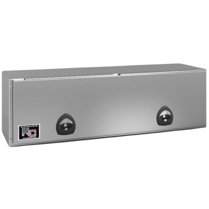 RC Industries Top Mount Tool Box P-Series 60x24x24 .125 Smooth Aluminum Mill Finish Model PX602424.X