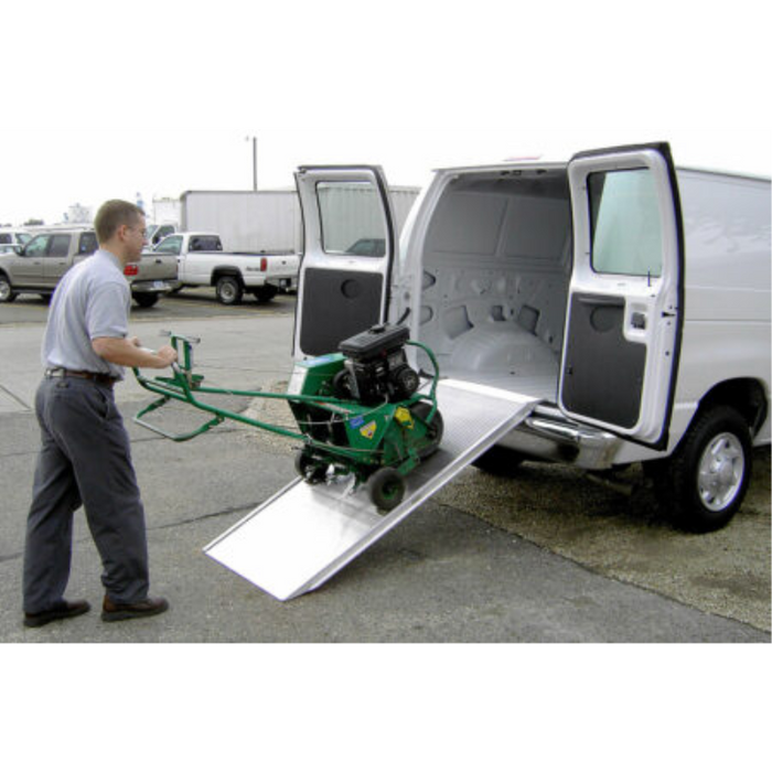 Link Manufacturing LWS40 Series Lightweight Portable Aluminum Portable Ramp Bifold Design 350 - 500 Pound Capacity Model LWS40-30-108-F