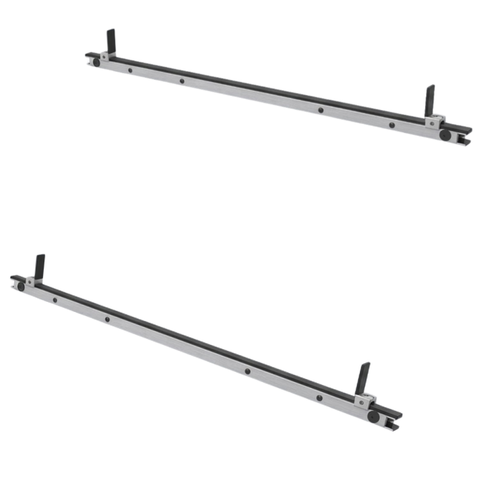 Prime Design ErgoRack Base Rack, For Fullsize / Midsize Pickups W/ Toppers, 6 FT Channel, 62 In Crossbars Model BB-PU2-62-M