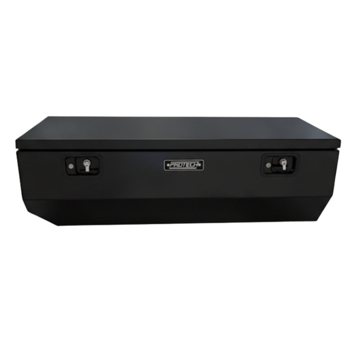 Protech Chest Tool Box - 21X30X62, 17+ Ford Standard Duty, Smooth Lid - Gloss Black Model 54-6486-30-GB