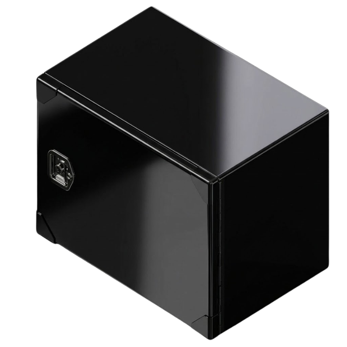 ProTech Underbody/Top Mount Box 18X24X30 w/ Single Barn Door Style Gloss Black Steel Model 22-2053B-GB