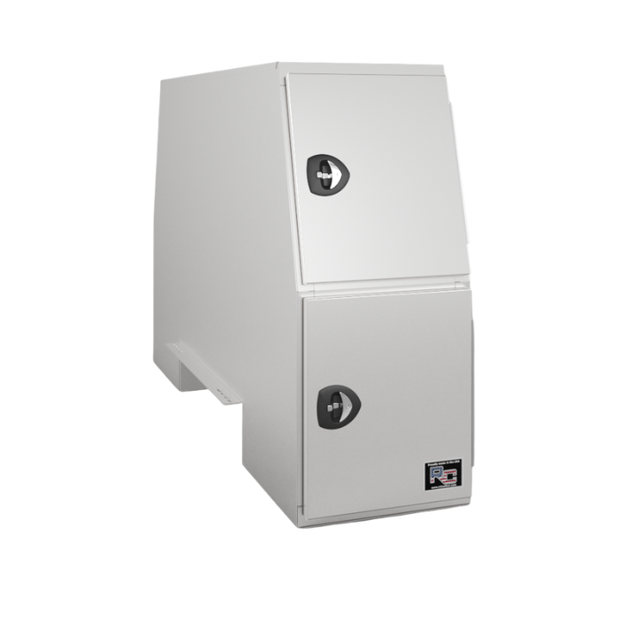 RC Industries R-Series Backpack Box Notched 94x58x24 14 GA Steel With 13 GA Steel Door & 12 GA Steel Floor Gloss White Model RM945824.MDAS