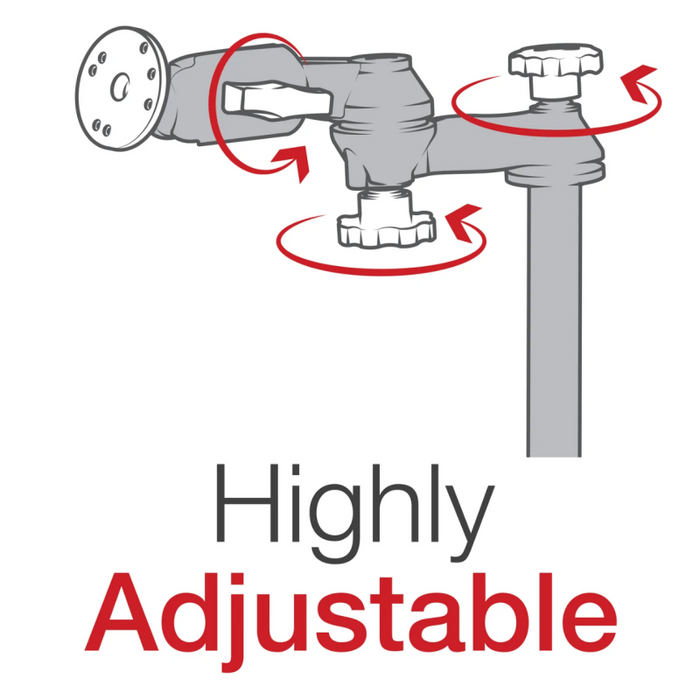 Ram Mounts Laptop Mount for Select '20-'26 Ford Police Interceptor Utility Model RAM-VB-206-SW1