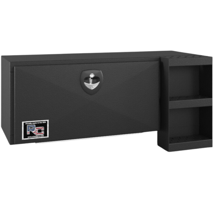 RC Industries D-Series Steel Underbody Box 36x18x18 With Step Textured Matte Black Curbside Model DM361818.SC