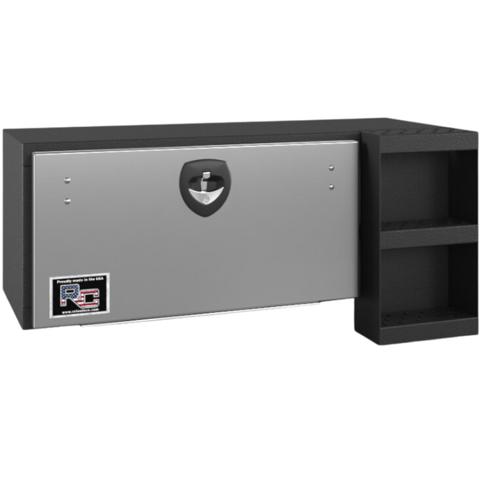 RC Industries D-Series Steel Underbody Box 48x24x24 With Step Stainless Steel Door Curbside Model DM482424.KC