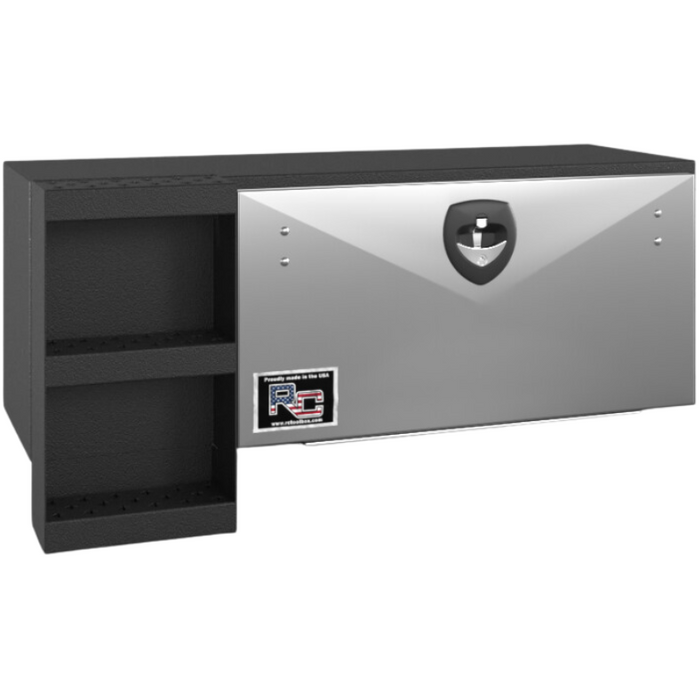 RC Industries D-Series Steel Underbody Box 60x18x18 With Step Stainless Steel Door Roadside Model DM601818.K