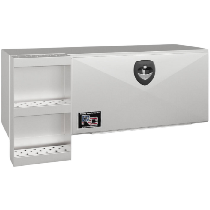 RC Industries D-Series Steel Underbody Box 48x18x18 With Step Gloss White Roadside Model DM481818.SD