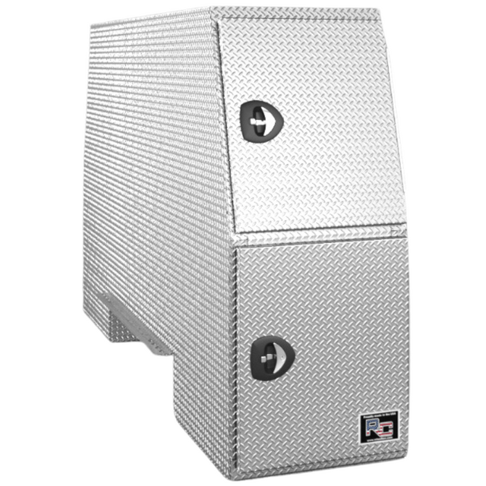 RC Industries R-Series 82x55x24 Notched Bottom Backpack Box Storage Pack Diamond Tread Aluminum Model RU825524.UAS