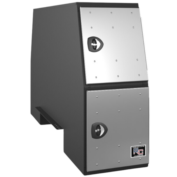 RC Industries R-Series 82x55x24 Steel Notched Bottom Backpack Box Storage Pack With Stainless Steel Doors Model RM825524.KAS
