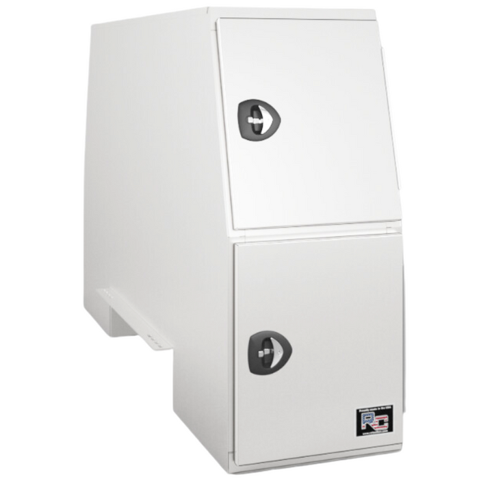 RC Industries R-Series 82x55x24 Steel Notched Bottom Backpack Box Storage Pack Gloss White Model RM825524.MDAS