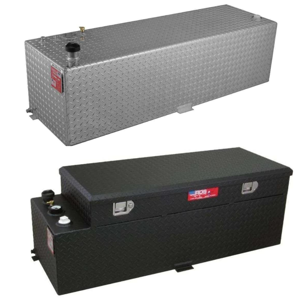 RDS 60 Gallon Rectangular Transfer Tanks Bright Aluminum 56X13X19.25 M ...