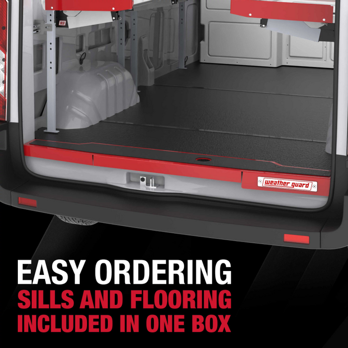 Weather Guard Rigid Flooring with Sills Mercedes Sprinter 170" Extended Wheelbase Model RFMS70E-5-01