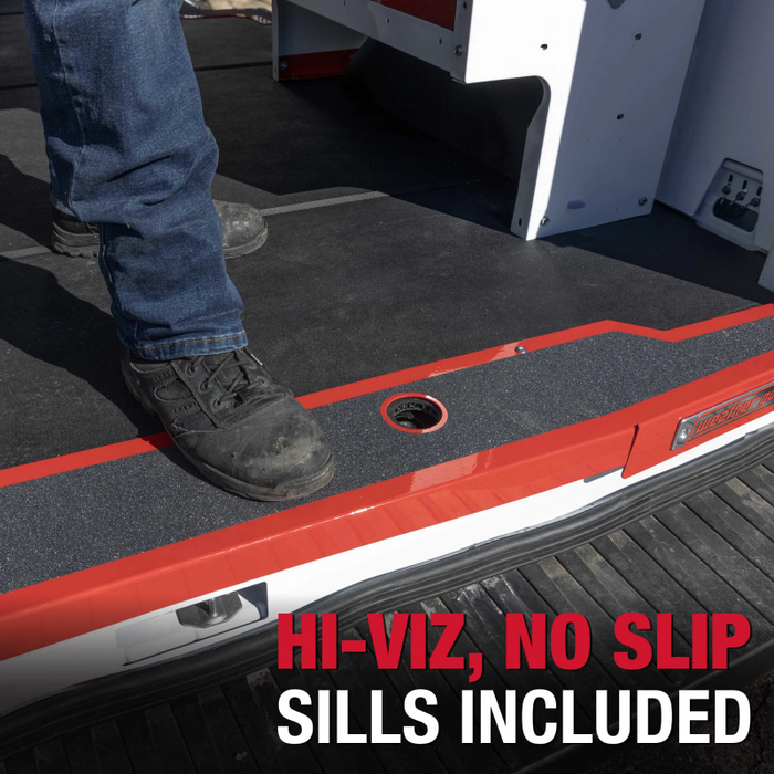 Weather Guard Rigid Flooring with Sills Mercedes Sprinter 170" Extended Wheelbase Model RFMS70E-5-01