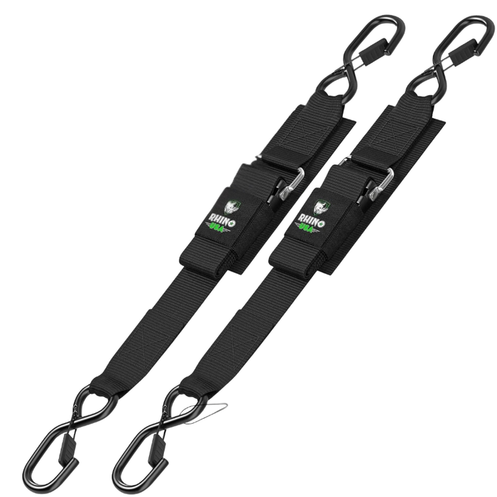 Rhino USA 2In X 4Ft Transom Tie-Down Set (2-Pack) Model RNO-TRNSM-STRPS