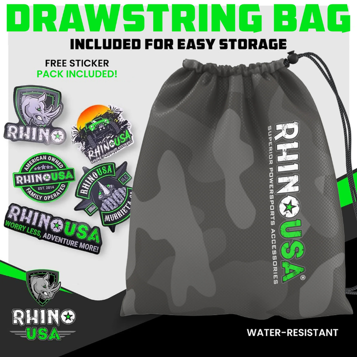Rhino USA 1.6In X 15Ft Heavy Duty Ratchet Tie-Down (4-Pack) Blue Model TD-GC1.6X15-BLU