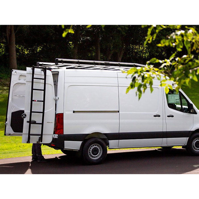 Prime Design Black Access Ladder Rear Door For Sprinter-Crafter Low Roof Model AAL-8004-BLK