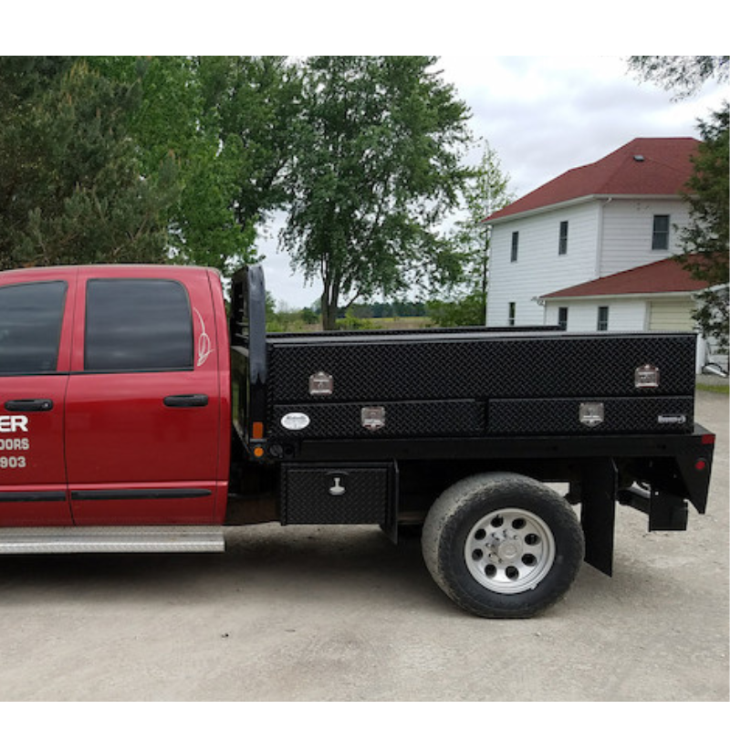 Buyers Products 96 Inch Diamond Tread Aluminum Contractor Top