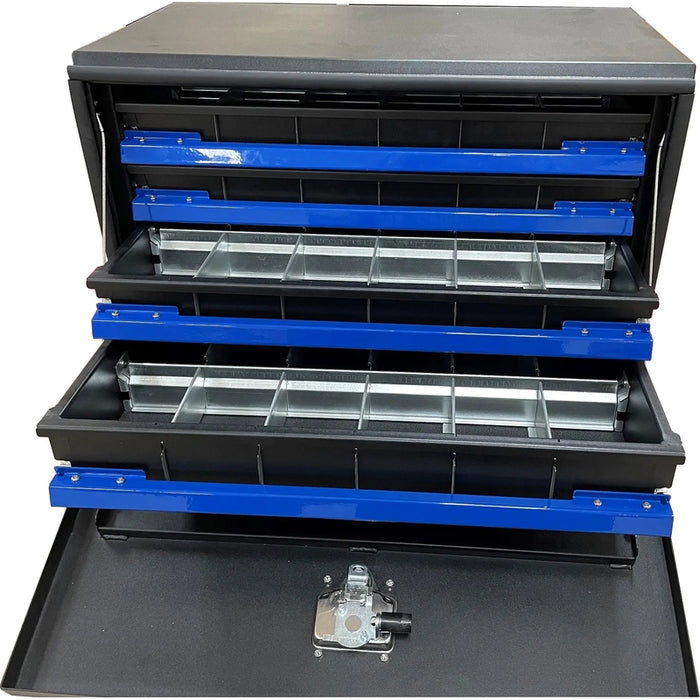 ATB Top Mount Toolbox Single Drop Down Door 20"H x 20"D x 36"W Black Steel Model S-DC41-202036SD-BX4