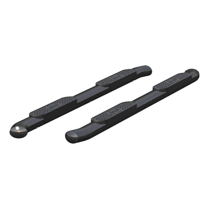 ARIES 4" Black Steel Oval Side Bars, For Toyota Tundra CrewMax Model S222023