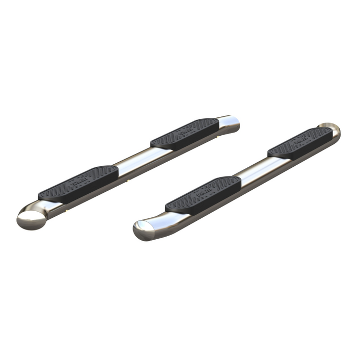 ARIES 4" Polished Stainless Oval Step Nerf Bars Model S224054-2