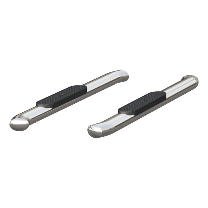 ARIES 4" Polished Stainless Oval Step Nerf Bars Model S225039-2
