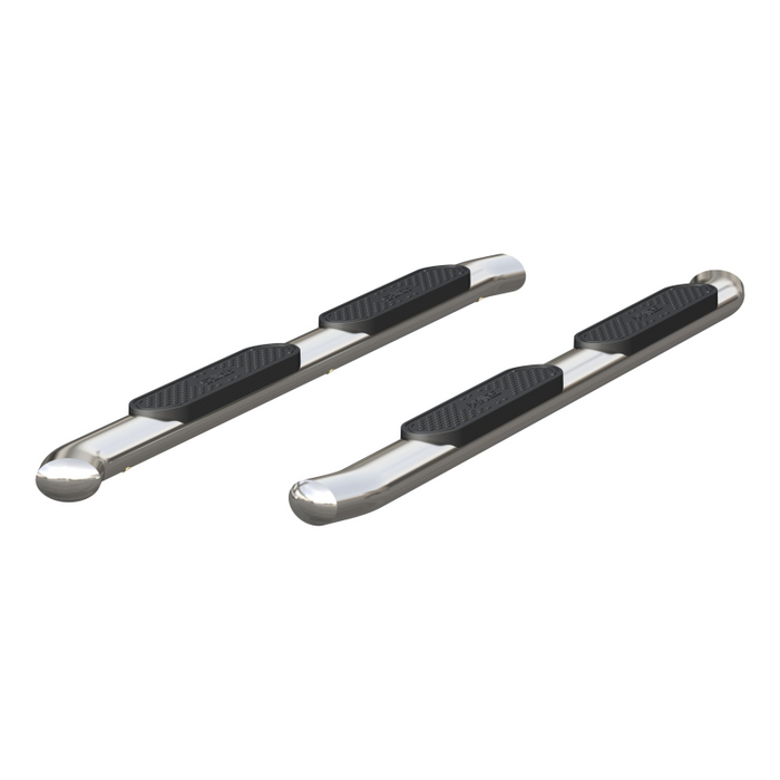 ARIES 4" Polished Stainless Oval Step Nerf Bars Model S225040-2