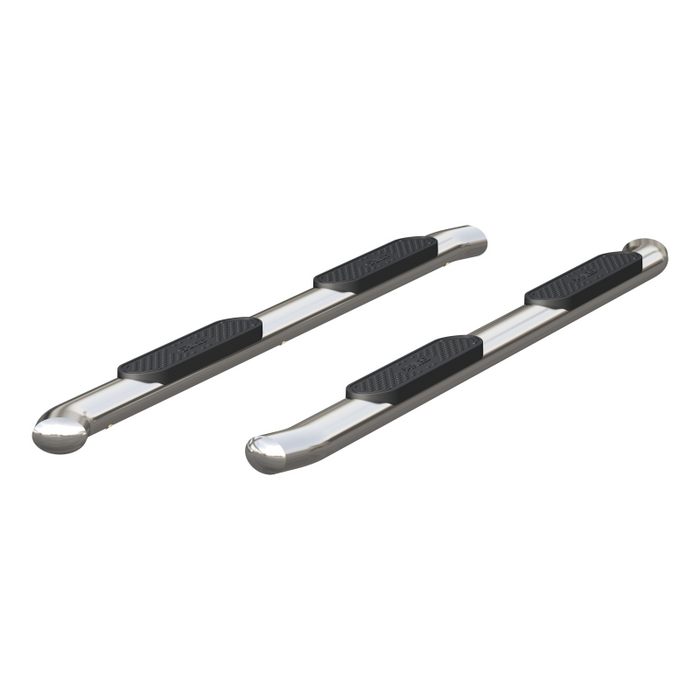 ARIES 4" Polished Stainless Oval Step Nerf Bars Model S225041-2