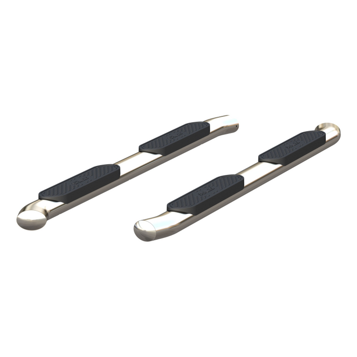 ARIES 4" Polished Stainless Oval Step Nerf Bars Model S225044-2
