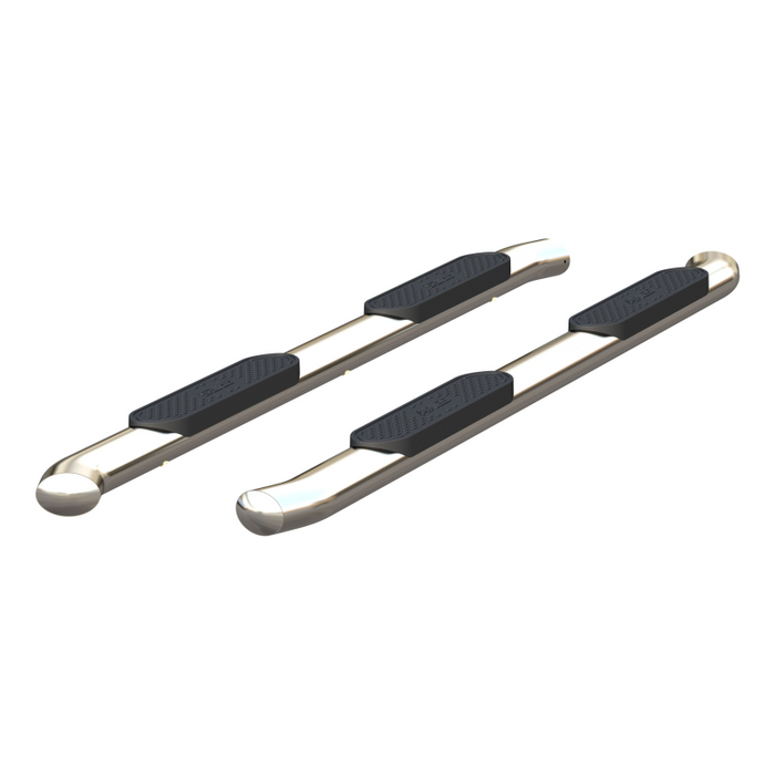 ARIES 4" Polished Stainless Oval Step Nerf Bars Model S225045-2