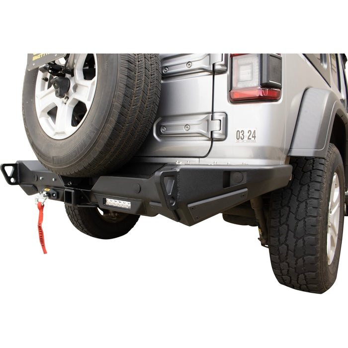 Smittybilt XRC Gen 3 Rear Winch Bumper – Textured Black (18+ JL/JLU) – 77868 Model 77868